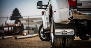 2019 F350 truck in dirt field