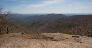 View of mountains from preacher's rock  Appalachian trail