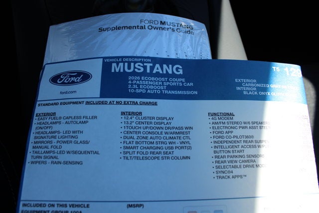 2026 Ford Mustang EcoBoost