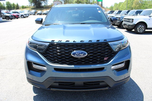 2020 Ford Explorer ST - Blue exterior view 2