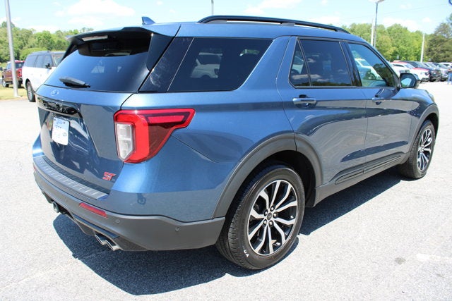 2020 Ford Explorer ST - Blue exterior view 5