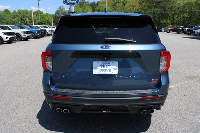 2020 Ford Explorer ST - Blue exterior view 6