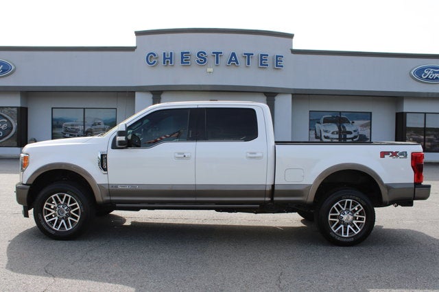 2019 Ford F-250 Super Duty King Ranch - White exterior view 1