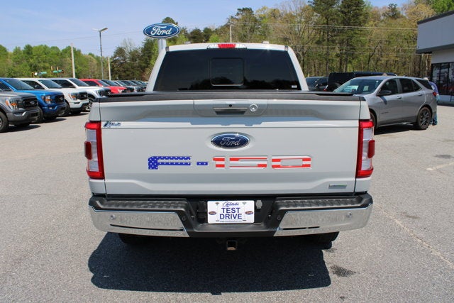 2023 Ford F-150 Lariat - Gray exterior view 7