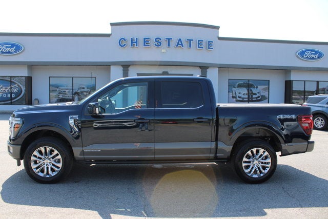 2025 Ford F-150 King Ranch - Blue exterior view 1