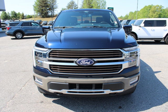 2025 Ford F-150 King Ranch - Blue exterior view 3