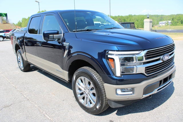 2025 Ford F-150 King Ranch - Blue exterior view 4
