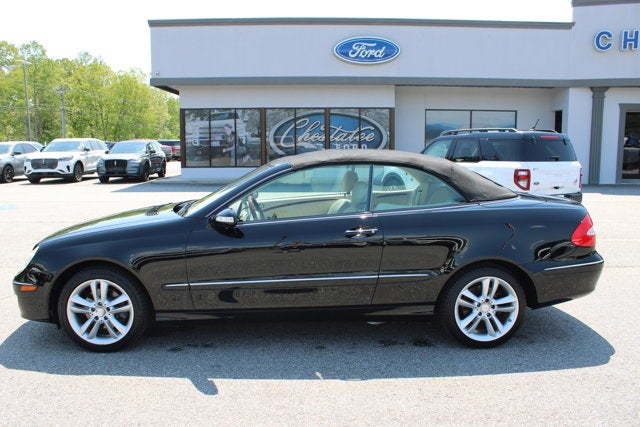 2008 Mercedes Benz CLK350A 3.5L - Black exterior view 4