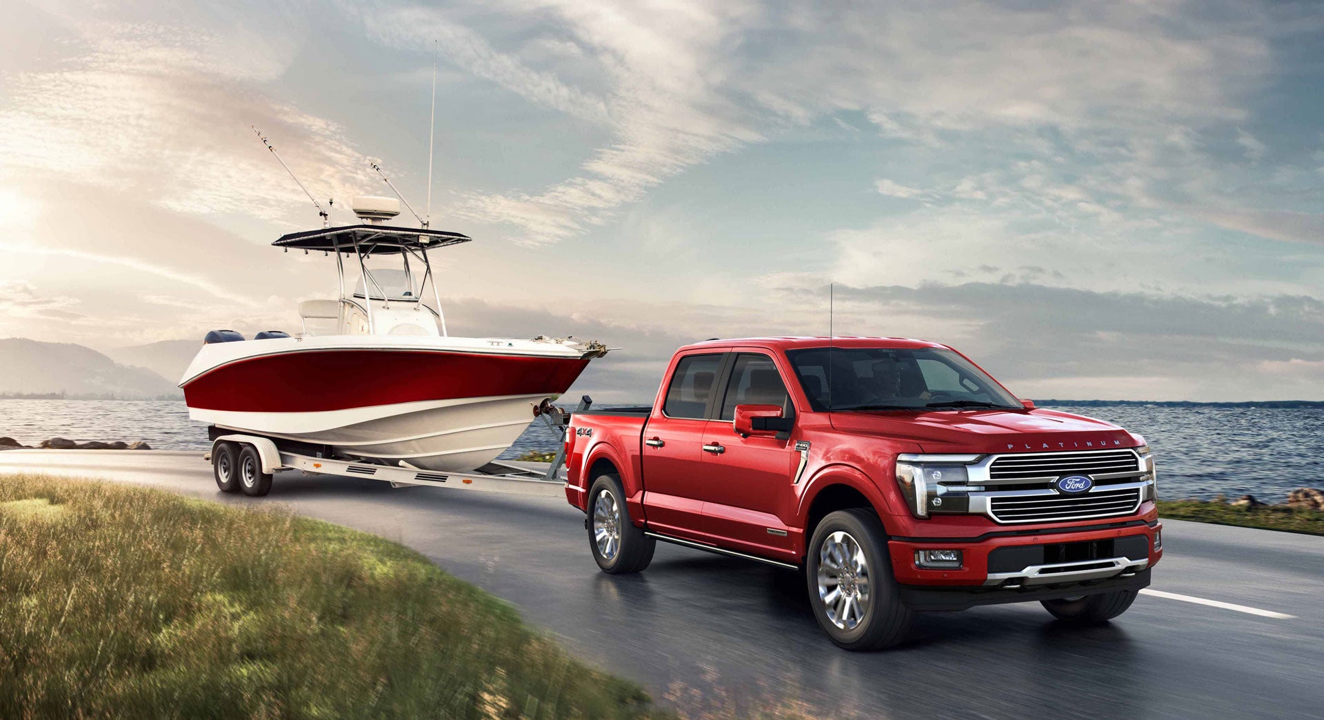 Red F-150 - Towing capacity 