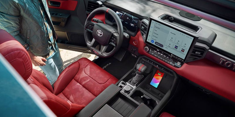 interior of 2025 Toyota Tundra