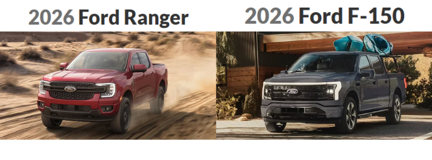 2026 ford ranger vs ford f-150